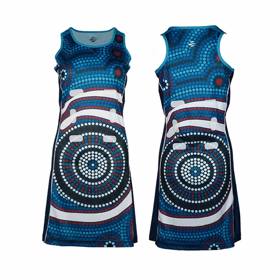Uniformi da netball con stampa a sublimazione completa personalizzata Abiti da netball economici per ragazze